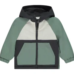 Coupe-vent effet color block doublé polaire pour bébé garçon