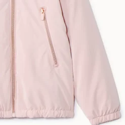 Coupe-vent en ripstop uni doublé sherpa pour fille