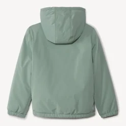 Coupe-vent en ripstop uni doublé sherpa pour fille