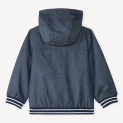 Coupe-vent en toile à capuche pour garçon