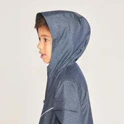 Coupe-vent en toile fantaisie unie pour garçon