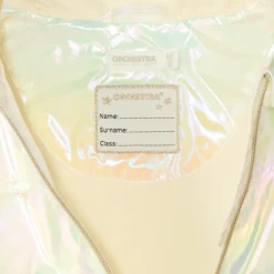 Coupe-vent iridescent à capuche pour fille