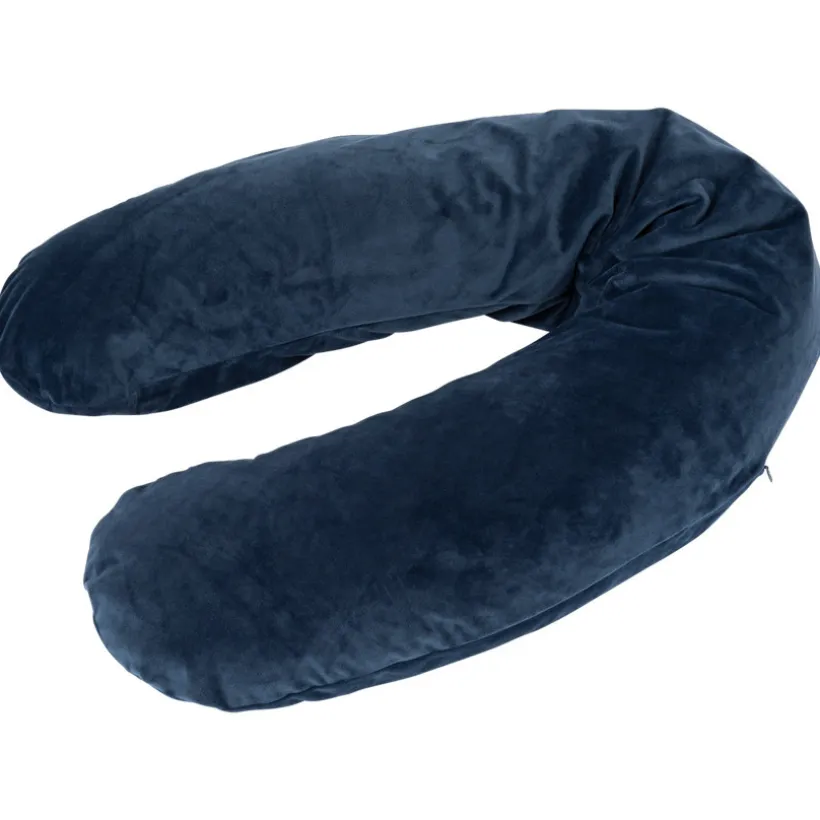 Coussin d'allaitement avec housse en velours Nuit Magique