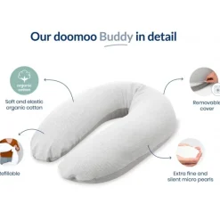 Coussin d'allaitement Buddy corduroy green
