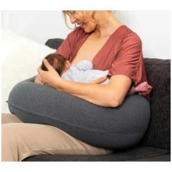 Coussin d'allaitement BUDDY multi-usages 180cm - Jersey Green