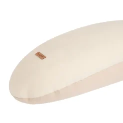 Coussin d'allaitement en microbilles bicolore