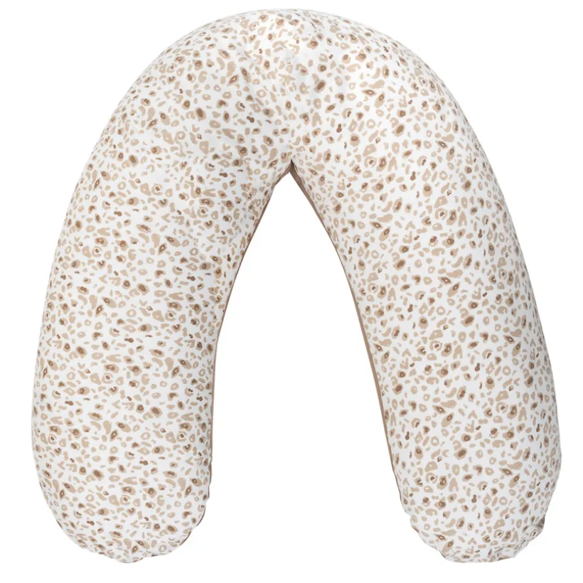 Coussin d'allaitement en microbilles 160cm imprimé Léopard