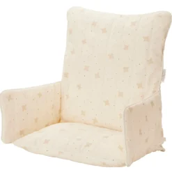 Coussin de chaise haute imperméable Douce Hirondelle écru