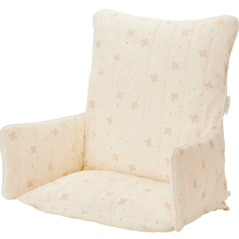 Coussin de chaise haute imperméable Douce Hirondelle écru