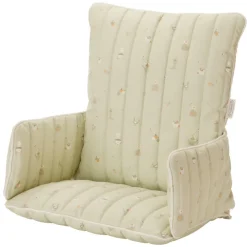 Coussin de chaise haute imperméable Promenade Bucolique vert