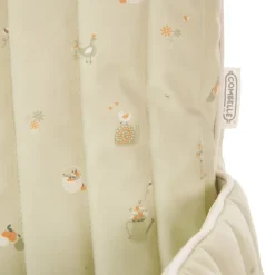 Coussin de chaise haute imperméable Promenade Bucolique vert