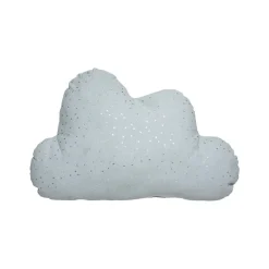 Coussin de décoration en forme de nuage Oya bleu 45 x 28 cm