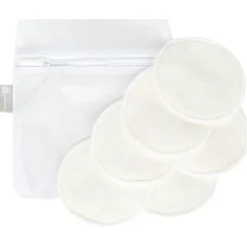 Coussinets d'allaitement lavables en viscose de bambou x6