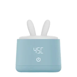 Couvercle oreilles de lapin anti-poussière pour chauffe-biberon nomade - Blanc