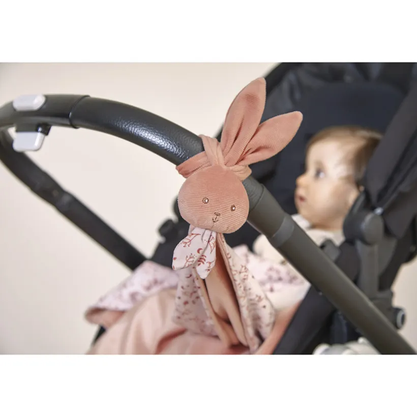 Couverture doudou Lapin Terracotta