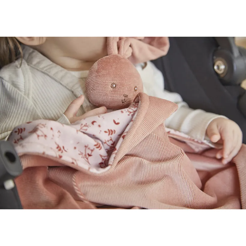 Couverture doudou Lapin Terracotta