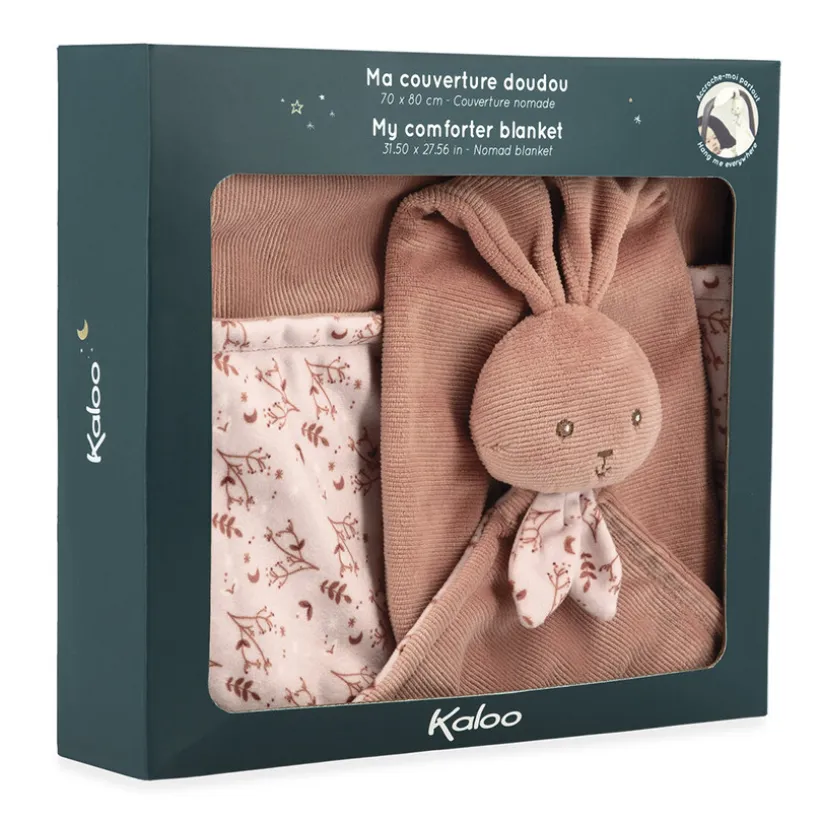 Couverture doudou Lapin Terracotta