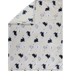 Couverture en sherpa imprimé dinosaures