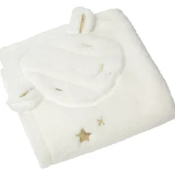 Couverture en sherpa tête de mouton "Hiver Magique"