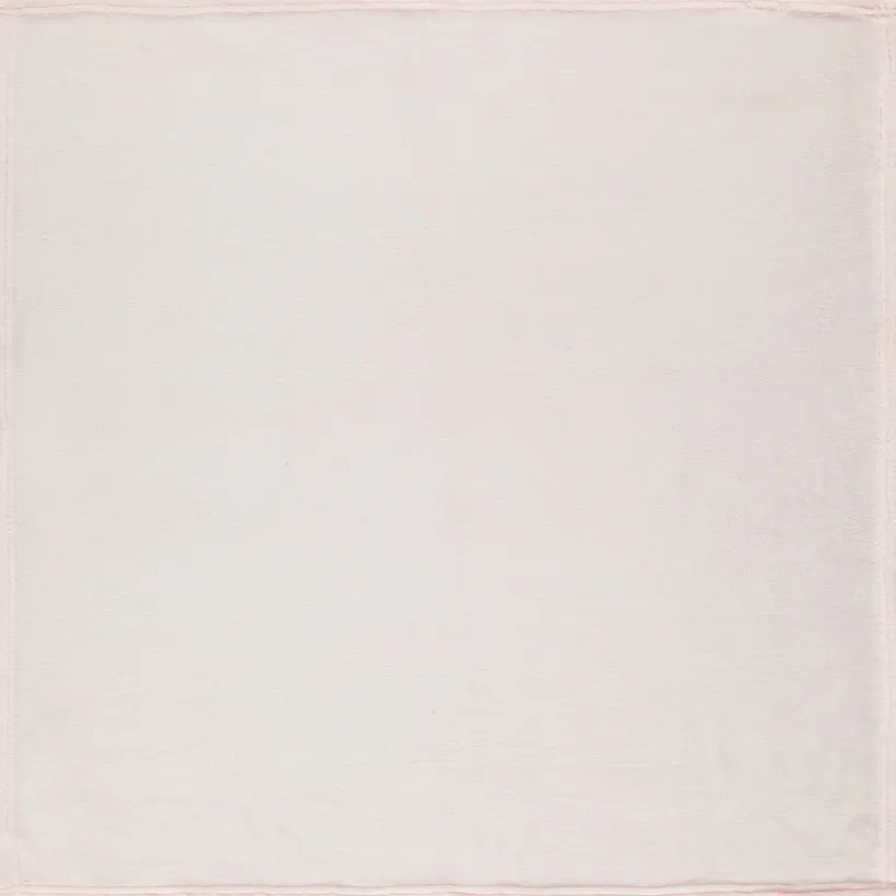 Couverture en sherpa unie 75 x 75 cm