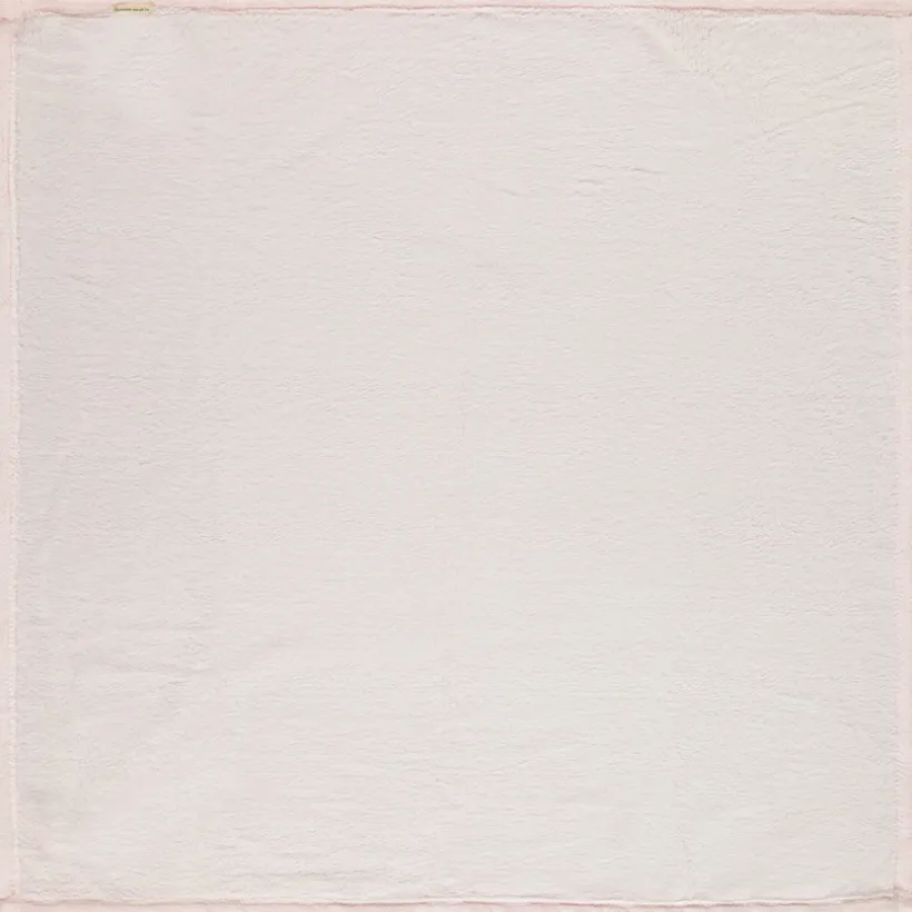 Couverture en sherpa unie 75 x 75 cm