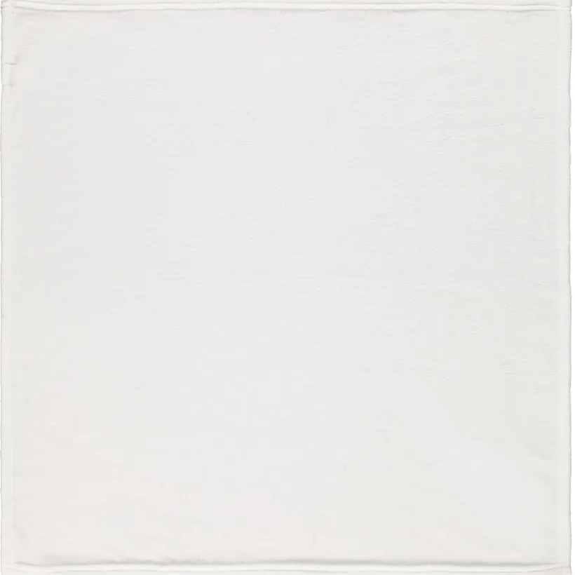 Couverture en sherpa unie 75 x 75 cm