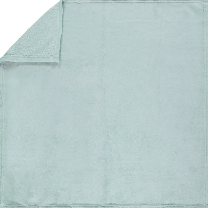 Couverture en sherpa unie 75 x 75 cm
