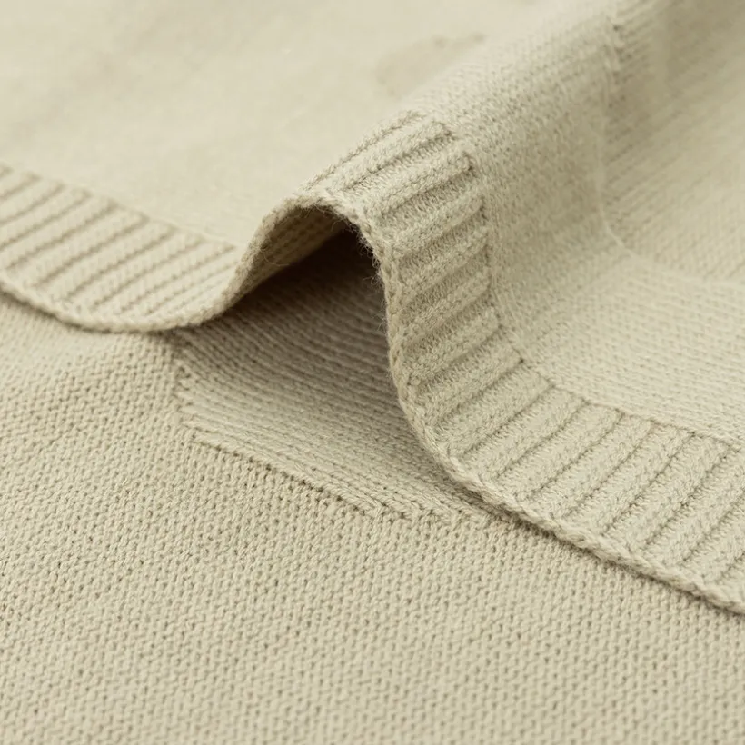 Couverture en tricot 100 x 150 cm Miffy olive green