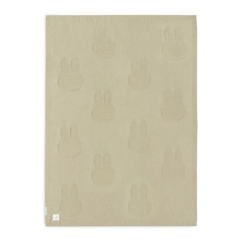 Couverture en tricot 100 x 150 cm Miffy olive green