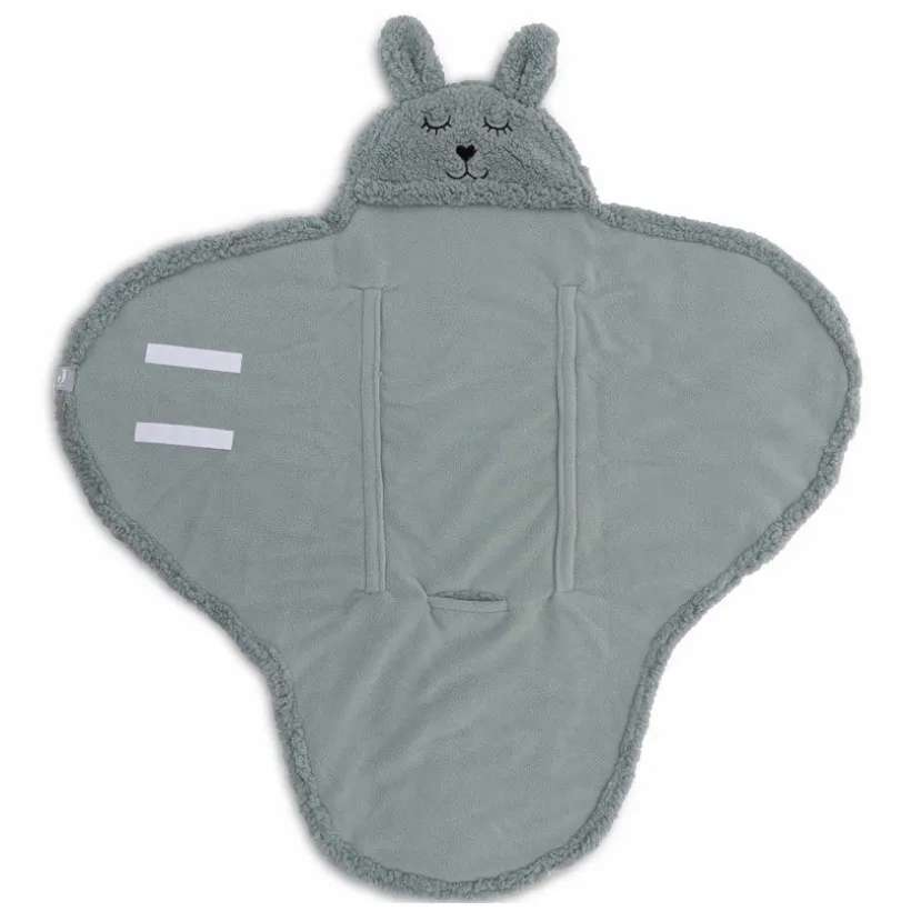 Couverture enveloppante Bunny Sea Green