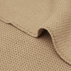 Couverture pour berceau Basic 75x100 cm Knit Biscuit