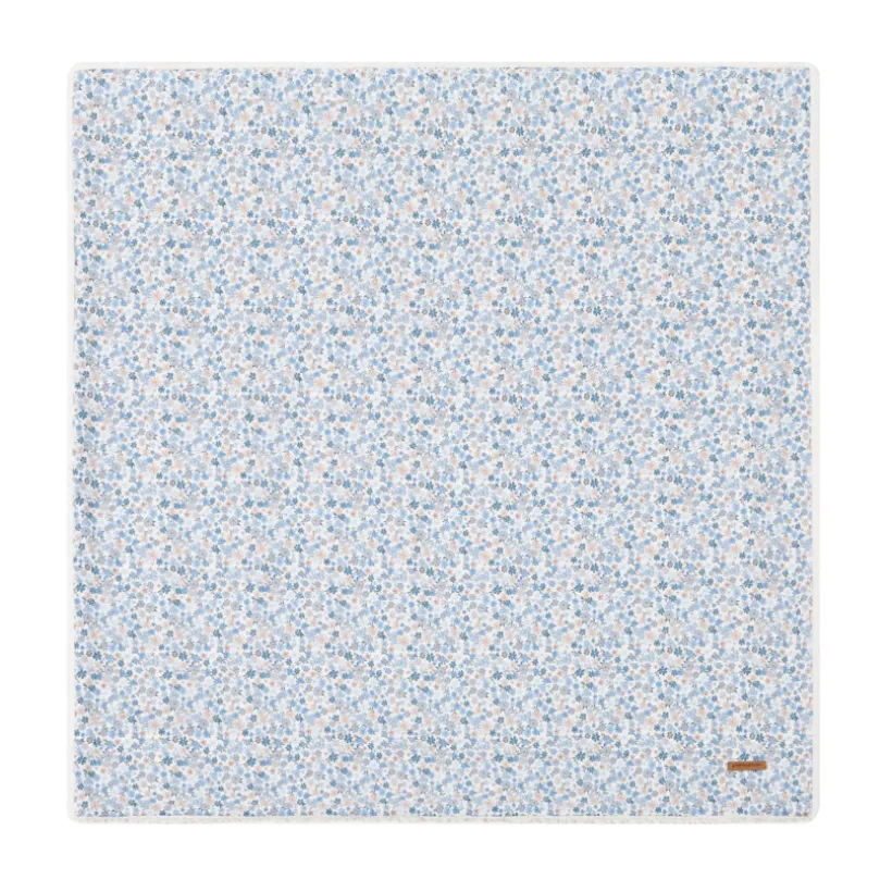 Couvertures en popeline et sherpa 80 x 80 cm - Tiny Flowers