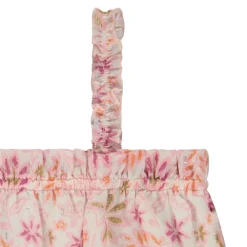 Crop top effet boule imprimé floral pour fille