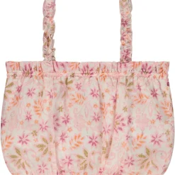 Crop top effet boule imprimé floral pour fille