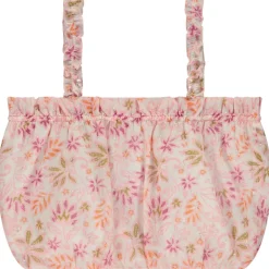 Crop top effet boule imprimé floral pour fille