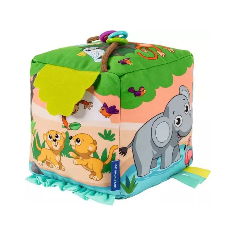 Cube d'activités sonore Play+ les animaux sauvages