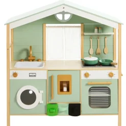 Cuisine tout équipée avec accessoires en bois