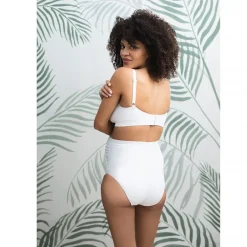 Culotte de grossesse taille haute sans coutures en microfibre