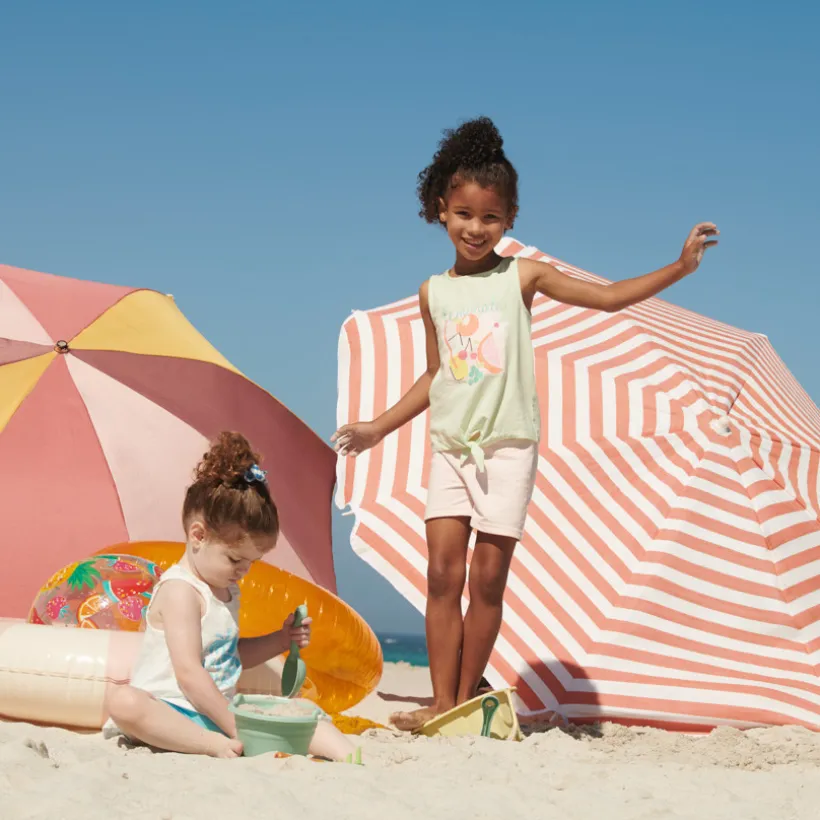 Débardeur effet noué à print pailleté pour fille