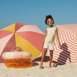 Débardeur effet noué à print pailleté pour fille
