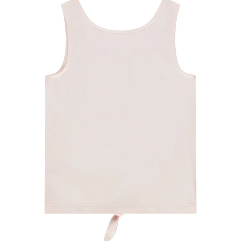 Débardeur effet noué à print pailleté pour fille
