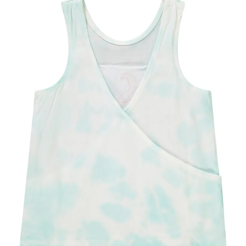 Débardeur effet tie & dye à dos croisé pour fille