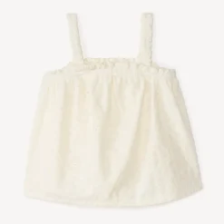 Débardeur en broderie anglaise pour fille