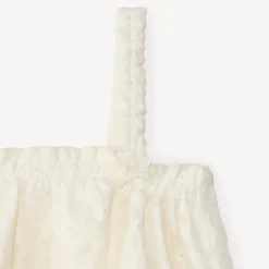 Débardeur en broderie anglaise pour fille