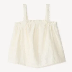Débardeur en broderie anglaise pour fille