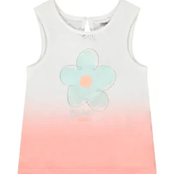 Débardeur en jersey effet tie and dye avec print fleur pour bébé fille