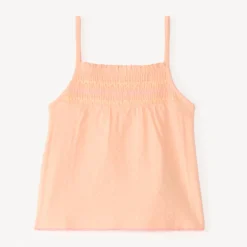 Débardeur en maille avec élastique smocké pour fille