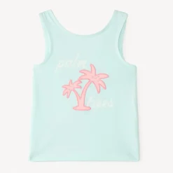 Débardeur en maille patch fantaisie pour fille