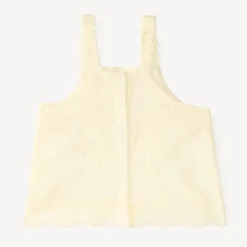 Débardeur en voile brodé à fleurs pour fille