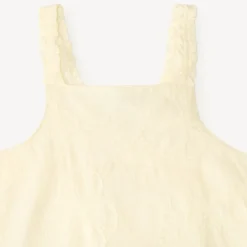 Débardeur en voile brodé à fleurs pour fille